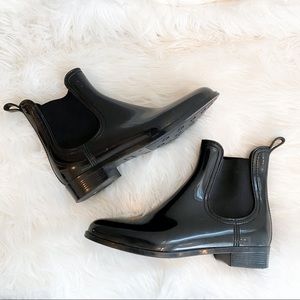 Jeffrey Campbell Rain Boots Black 11